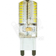 Лампа светодиодная LED 4вт 230в G9 теплый капсульная (LB-421 64LED)