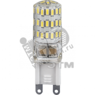 Лампа светодиодная LED 3вт 230в G9 тепло-белый капсульная (71348 NLL-S-G9)
