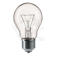 Лампа накаливания ЛОН 75вт A55 230в E27 (35459484)