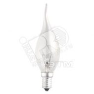 Лампа накаливания CT35 40W E14 clear (свеча на ветру) (3321451)