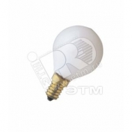 Лампа накаливания декоративная ДШ 60вт P45 230в E14 матовая (шар) (411501)