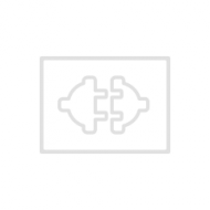 SUNO Розетка двойная с заземлением со шторками белая (774028)