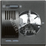 Axolute Термостат комнатный электронный встроенный переключатель режимов «лето/зима» 2А 250В~ 230В~ антрацит