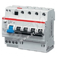 Выключатель автоматический дифференциальный 6 модулей DIN DS204 AC-B10/0.03 (DS204 AC-B10/0,03)