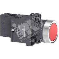 Кнопка со светодиодной подсветкой 220В красная 1НО (XA2EW34M1)
