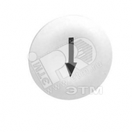 Колпачок для двойной кнопки с маркировкой (ZBA7134)