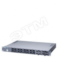 SCALANCE XR324-12M EEC MANAGED IE SWITCH, 19 RACK, POWER SUPPLY WITH 1 X 230V AC DATA CABLE OUTLET BACK SIDE, 16 X 10/100/1000MBIT/S RJ45 PORTS ELECTRICAL, 4 X 100/1000MBIT/S FOR 2-PORT- MEDIA MODULES, ELECTRICAL OR OPTICAL, LED DIAGNOSTICS, FAULT SIGNA