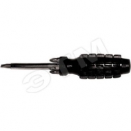 Отвертка с черной усиленной ручкой с 5 битами CrV (56245)