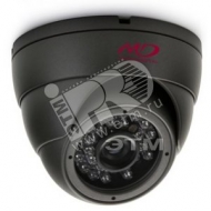 Видеокамера купольная HD-SDI 2.0 Мp 1/3CMOS f=3.6 мм 0.5Лк Цвет 24 ИК-диодов 1080 р 30/25 к/сек SDI 1920х1080 (MDC-H7290FTD-24)