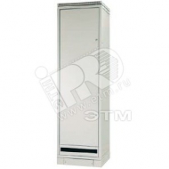 Дверь металлическая для шкафов 24U с фальшпанелью 3U шириной 600мм серый OTS1 (42605)