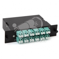 Волоконно-оптическая кассета MTP (c направляющими штырьками) 12DLC 24 волокна OM3 10Gig (42878)