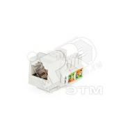 Вставка Keystone Jack RJ-45(8P8C) категория 5e Dual IDC(110&Krone type) белая (16289)