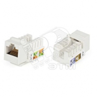 Вставка Keystone Jack RJ-45(8P8C) категория 5e Dual IDC(110&Krone type) серая (47666)