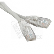 Патч-корд (коммутационный шнур) ITK категория 5Е UTP 0.5м серый (PC01-C5EU-05M)