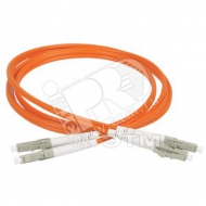 Шнур оптический коммутационный соединительный (патч-корд) для многомодового кабеля (MM) 50/125 (OM2) LC/UPC-LC/UPC двойного исполнения (Duplex) LSZH 2м (FPC50-LCU-LCU-C2L-2M)
