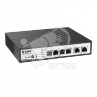 Коммутатор 4 порта 10/100Base-TX PoE ports + 2 порта Combo 10/100/1000Base-T/SFP Metro Ethernet (DES-1100-06MP/A1A)