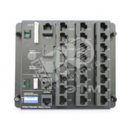 Патч-модуль многопортовый для использования телефонии/передачи данных и охранных систем с независимым xDSL портом in/out черный (230052)