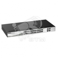 Коммутатор 24 порта 1000Base-X SFP и 4 порта 10GBase-X SFP+ (DGS-1510-28XS/ME/A1A)