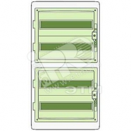 Щит распределительный навесной ЩРн-П-72 IP65 пластиковый прозрачная дверь белый Kaedra