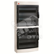 Щит распределительный навесной ЩРн-П-72 IP65 пластиковый прозрачная дверь серый