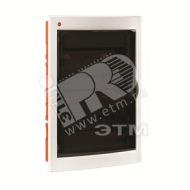 Щит распределительный встраиваемый ЩРв-54 IP40 пластиковый белый прозрачная дверь (81554)