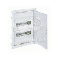 Щит распределительный встраиваемый ЩРв-П-42 IP40 пластиковый непрозрачная дверь металлический Nedbox (001433)