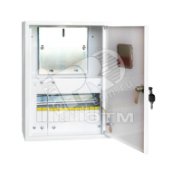Щит учетно-распределительный навесной ЩУРн 3/24 белый глянцевый с окном IP31 560х550х165 (mb23-3/24w)