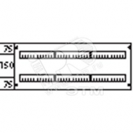 Пластрон с прорезями 3ряда/2 рейки-150мм (AS232)