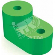 Изолятор угловой для нулевой шины зеленый (32255DEK)
