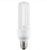 Лампа энергосберегающая КЭЛ-3U Е27 20Вт 4200К Т4 ИЭК h 135 мм, d 48.5 мм