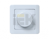 ВСРк10-1-0-ГЖ Светорегулятор поворотный кнопочный (в сборе) "ЛЕГАТА" цвет жемчужный металлик